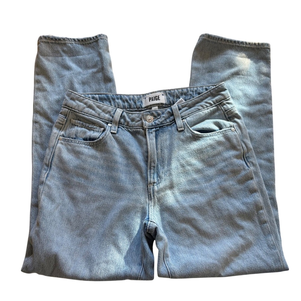 PAIGE Noella Light Wash Jeans Straight Leg Size 25